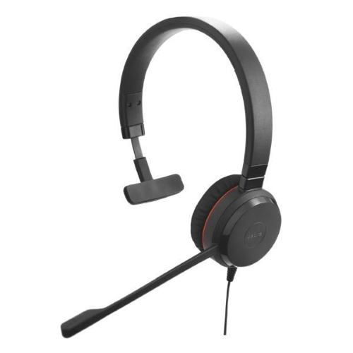 JABRA EVOLVE 20SE MONO CUFFIE USB CON CANCELLAZIONE DEL RUMORE OTTIMIZZATE PER MICROSOFT LYNC COLORE NERO
